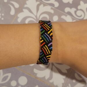 Pride Rainbow Friendship Bracelet